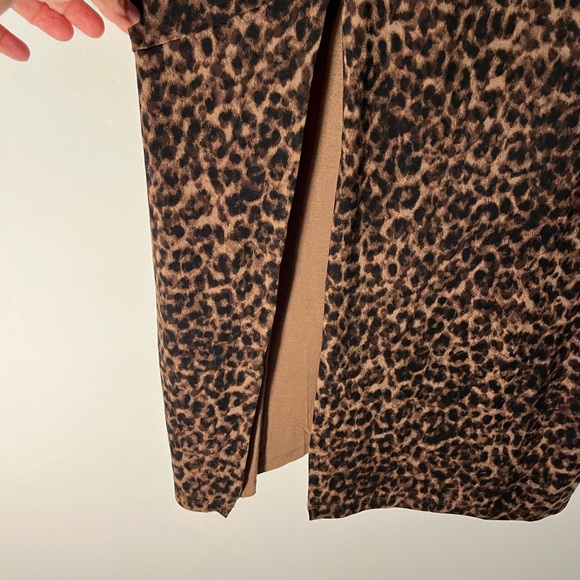 Good American Leopard Mock Turtleneck Dress - Picture 4 of 10
